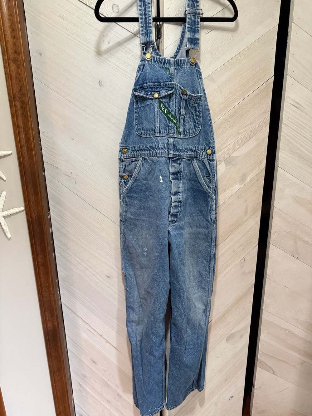 Vintage Key Imperial Aristocrat of Overalls Denim Bib Carpenter Dungarees